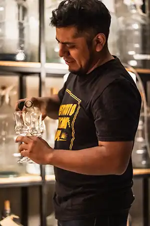 Mezcal Tasting Oaxaca. Rosita de Borracho.